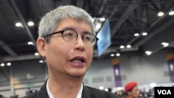 香港中文大學政治與行政學系副教授馬嶽 (美國之音 湯惠芸拍攝)