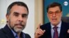 Armando Benedetti (izquierda) y Félix Plasencia. Foto de archivo. AFP y Reuters.