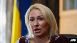 L'ambassadrice d'Ukraine à Pretoria Liubov Abravitova. (AFP)