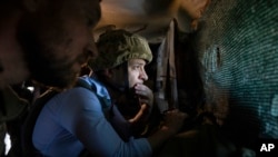 Ukraina rahbari Volodimir Zelenskiy Ukraina sharqida, fevral, 2022 