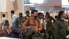A batch of 250 Indian nationals stranded in Ukraine arrived from Bucharest at Chhatrapati Shivaji Maharaj International Airport in Mumbai, India, Saturday, Feb. 26, 2022. (AP Photo/Rajanish Kakade)