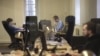 FILE - Journalists work in the independent, Russia-focused, media start-up Meduza office in Riga, March 30, 2015. "Within a few days ... it is possible that there will be no independent media left in Russia," read a statement published to Meduza's website March 3, 2022. 