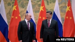 Gjatë takimit Putin - Xi (4 shkurt 2022)