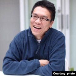 位於台北的中華民國旅遊業品質保障協會發言人李奇岳(照片提供: 李奇岳)。