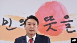 윤석열 한국 대통령 당선인.
