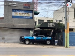 Fachada de 100% Noticias en Nicaragua. [Foto: Houston Castillo/VOA]