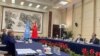 2022年5月23日中国外交部长王毅会见联合国人权事务高级专员米歇尔·巴切莱特