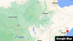 Adale, Somalia (Google Map)
