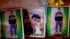 El retrato del migrante guatemalteco Rivaldo Danilo (16), que se cree que está entre las 19 personas asesinadas en México, está velado en su casa en la aldea de Tuilelen, Guatemala el 28 de enero de 2021.