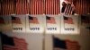 Voters cast their votes during the U.S. presidential election in Medina, Ohio, U.S. Nov. 8, 2016. 