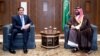 Menteri Luar Negeri AS Marco Rubio bertemu Putra Mahkota Saudi Mohammed bin Salman di Jeddah, Arab Saudi, pada hari Senin (10/3). 