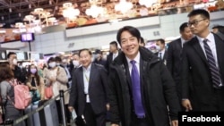 台湾候任副总统赖清德2020年2月3日抵达华盛顿联合火车站。(赖清德脸书图片)
