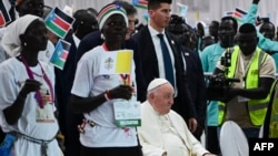 Le pape François au Soudan du Sud.