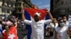Masivas protestas en Madrid piden “libertad” en Cuba