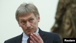 Juru bicara Kremlin Dmitry Peskov di Kremlin, Moskow, 26 Maret 2018. (Foto: dok).