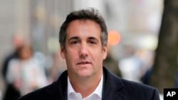 Michael Cohen, pengacara pribadi Presiden Donald Trump, di New York, 11 April 2018. 