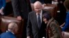 Senate Majority Leader Chuck Schumer, left, speaks with Senate Appropriations Committee Chair Patrick Leahy and Rep. Rosa DeLauro, the House Appropriations Committee chair, as they await Ukrainian President Volodymyr Zelenskyy at the Capitol in Washington, Dec. 21, 2022.