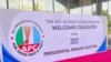 Filin Eagle Sqaure a da ke Abuja inda APC ke gudanar da zaben fitar da gwani (Facebook/APC)