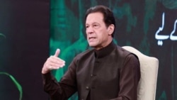پاکستان کے سابق وزیرِ اعظم عمران خان۔ فائل فوٹو