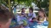 Ukrainian Children Sell Jewelry to Help Motherland