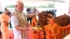 Sigir so'yib, aybni musulmonlarga to'nkashga uringan o'ng qanot hindu faollari hibsga olindi
