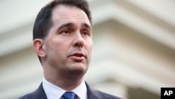 File - Wisconsin Governor Scott Walker.