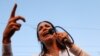 La líder opositora María Corina Machado en medio de su gira ante la primaria presidencial de la oposición prevista para el 22 de octubre. 