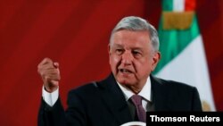 ARCHIVO - El presidente Andrés López Obrador durante una de sus conferencias de prensa matutinas.