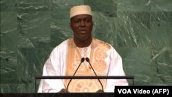 Le Premier ministre par intérim du Mali Abdoulaye Maïga, à l'Assemblée générale de l'ONU. 