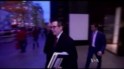 Mnuchin's Banking Record Under Fire at Senate Hearing