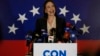 ARCHIVO - María Corina Machado, candidata presidencial de la oposición durante una conferencia de prensa, en Caracas. 