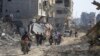 Los palestinos encuentran una ciudad irreconocible tras la retirada israelí de Jan Yunis