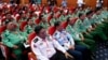 NCA လေးနှစ်ပြည့် အခမ်းအနားတွင် တွေ့ရသည့် တပ်မတော်အရာရှိကြီးများ။ (နေပြည်တော်၊ အောက်တိုဘာ ၂၈၊ ၂၀၁၉ )