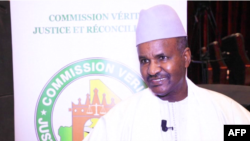 Ousmane Oumarou Sidibé, président de la Commission Vérité, Justice et Réconciliation (CVJR) , à Bamako, le 15 juin 2022.