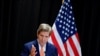 El enviado climático de EEUU, John Kerry, durante una conferencia de prensa en Beijing, China, el 19 de julio de 2023.