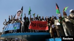 Afg'onistonda prezidentlikka nomzod Abdulla Abdulla tarafdorlari