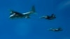 美国海军陆战队军机在日本海岸线相撞