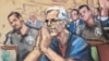 Financier Jeffrey Epstein looks on during a bail hearing in his sex trafficking case, in this court sketch in New York, July 15, 2019.