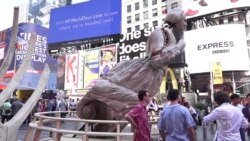 Public Art Installation Reimagines Times Square Underwater