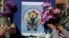 A picture of Jakelin Caal, a 7-year-old Guatemalan girl who died in U.S. custody after crossing illegally from Mexico to the U.S., is seen during a protest held to demand justice for her in El Paso, Texas, Dec. 15, 2018. 
