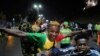 'Yan Senegal suna murna a birnin Dakar