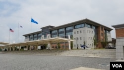 한국 평택 캠프 험프리스 내 주한미군사령부 본부.