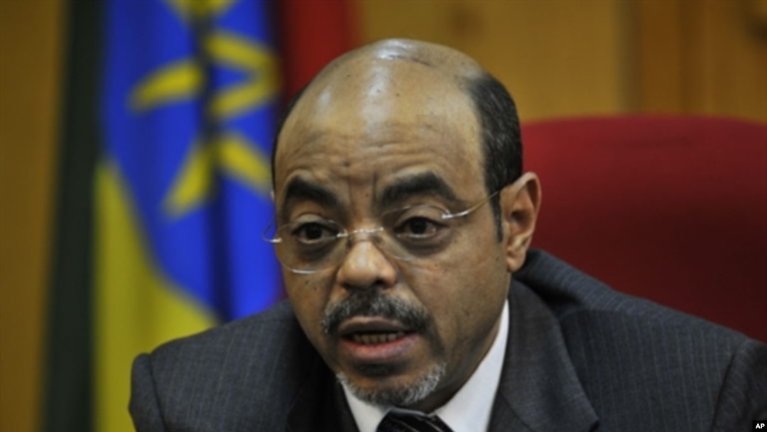 Ethiopian Prime Minister Meles Zenawi (file photo)