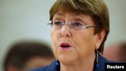 Komisioner Tinggi HAM PBB, Michelle Bachelet 