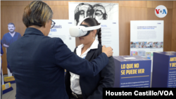Exposición de Sé Humano, en la Asamblea Legislativa de Costa Rica. Foto Houston Castillo, VOA
