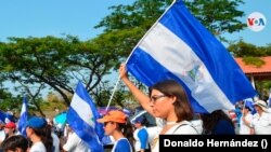 El año 2018 marcó la historia reciente en Nicaragua por las protestas antigubernamentales. Foto Donaldo Hernández/VOA.