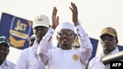 (Tsohon hoto) Shugaba Mahatam Deby Itno a N'Djamena a ranar Mayu 4, 2024.