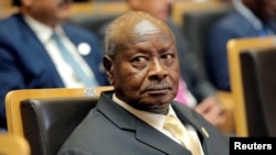 Le président ougandais Yoweri Museveni lors de la 30e session ordinaire de la Conférence des chefs d'État et de gouvernement de l'Union africaine à Addis-Abeba, en Éthiopie, le 28 janvier 2018. (Photo REUTERS/Tiksa Negeri/archives)