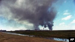 Tornado di Texas. (Foto: AP) Sedikitnya 11 orang telah tewas akibat tornado dan badai yang menyapu negara bagian Texas, Arkansas, Missouri dan Mississippi di sebelah selatan Amerika akhir pekan ini.