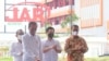 Presiden Jokowi meresmikan pabrik biodiesel PT Jhonlin Group di Tanah Bumbu, Kalsel, 21 Oktober 2021. (Biro Setpres)